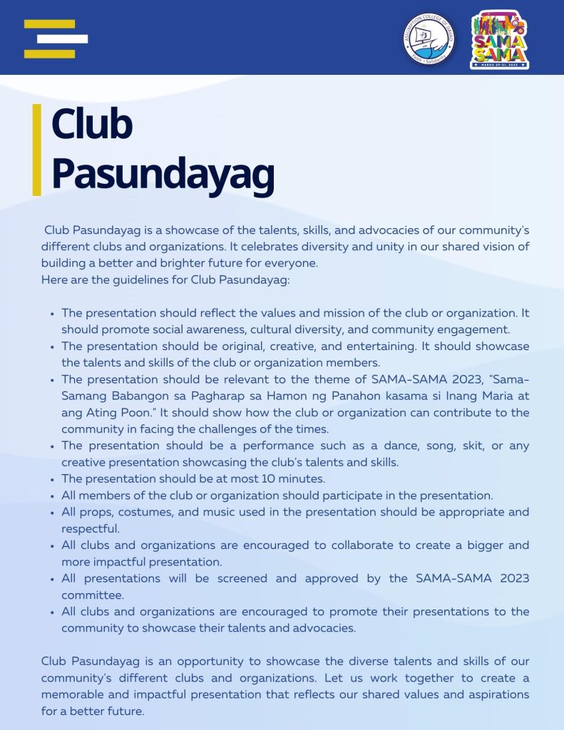 7.Club Pasundayag